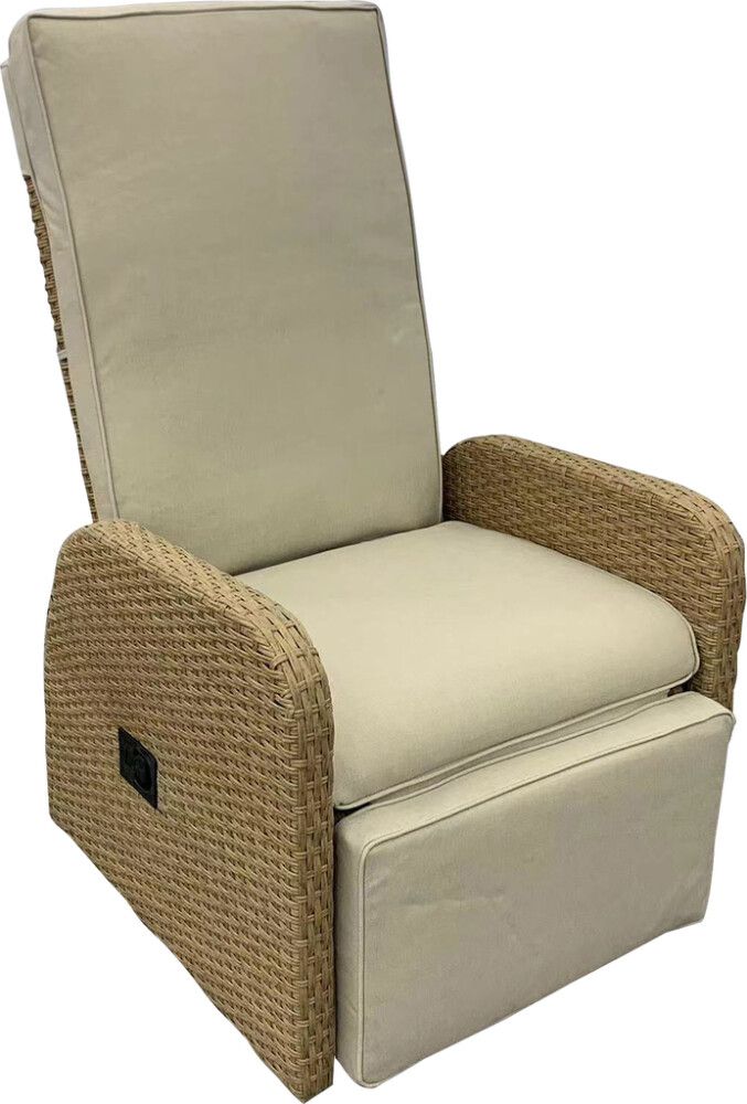 Tugitool Sunfun Montpellier 104 x 62,5 x 72 cm, beež