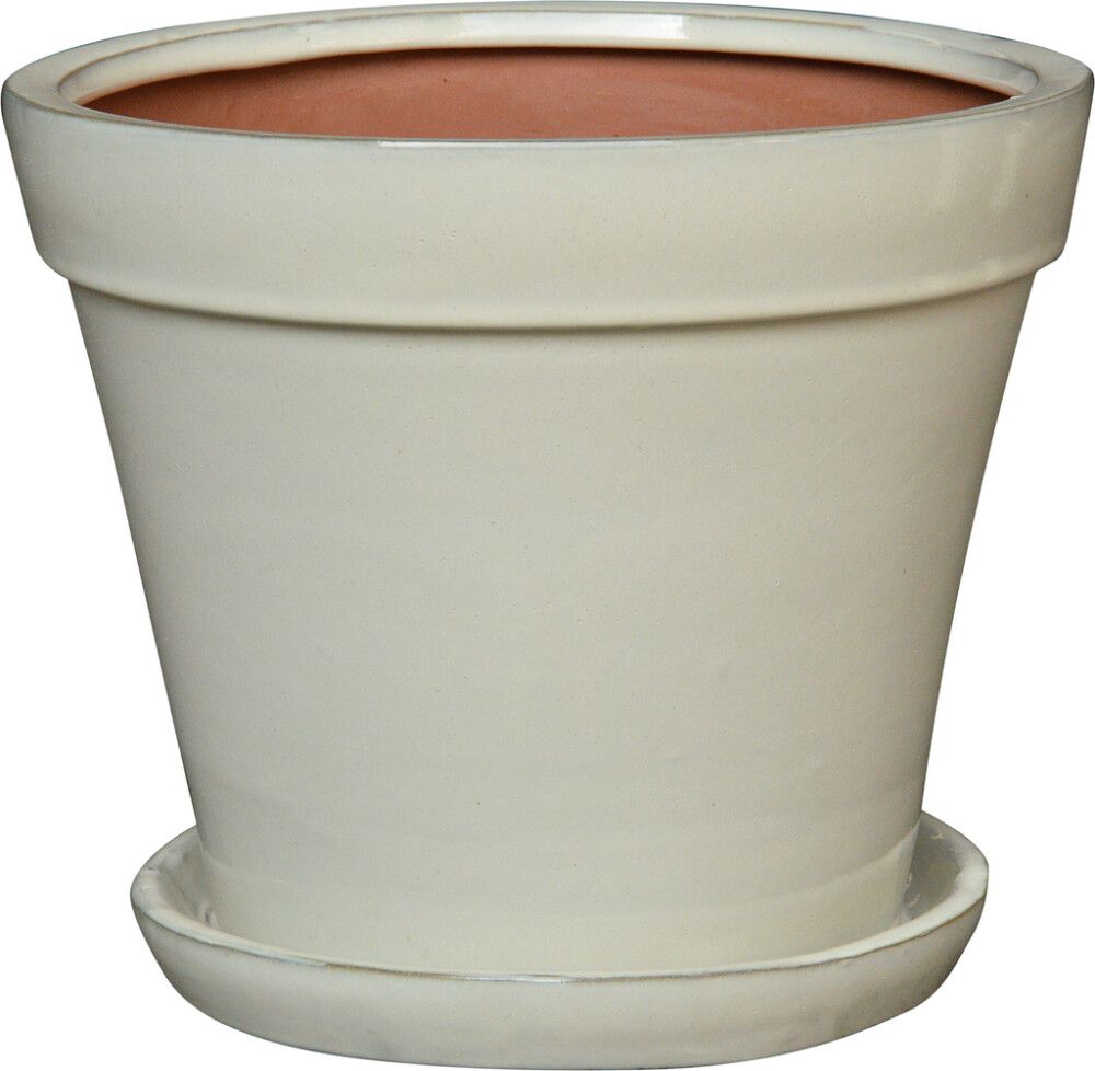 Lillepott Kaisa 23 x 25 cm, valge