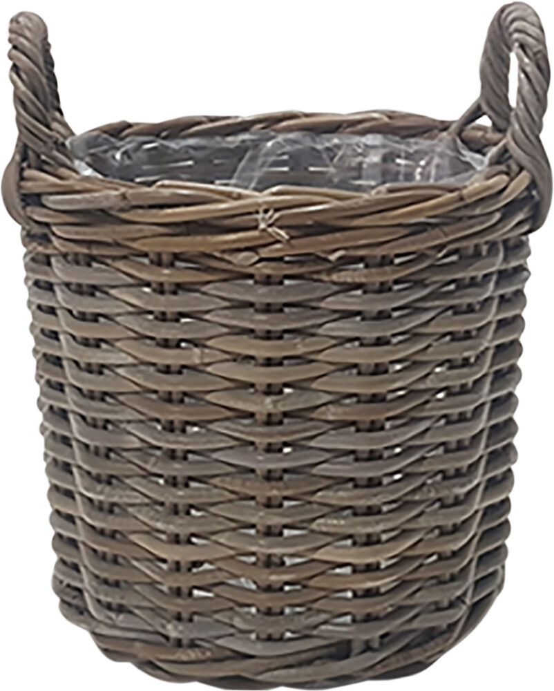 Õuepott rotang 26 x 30 cm, hall