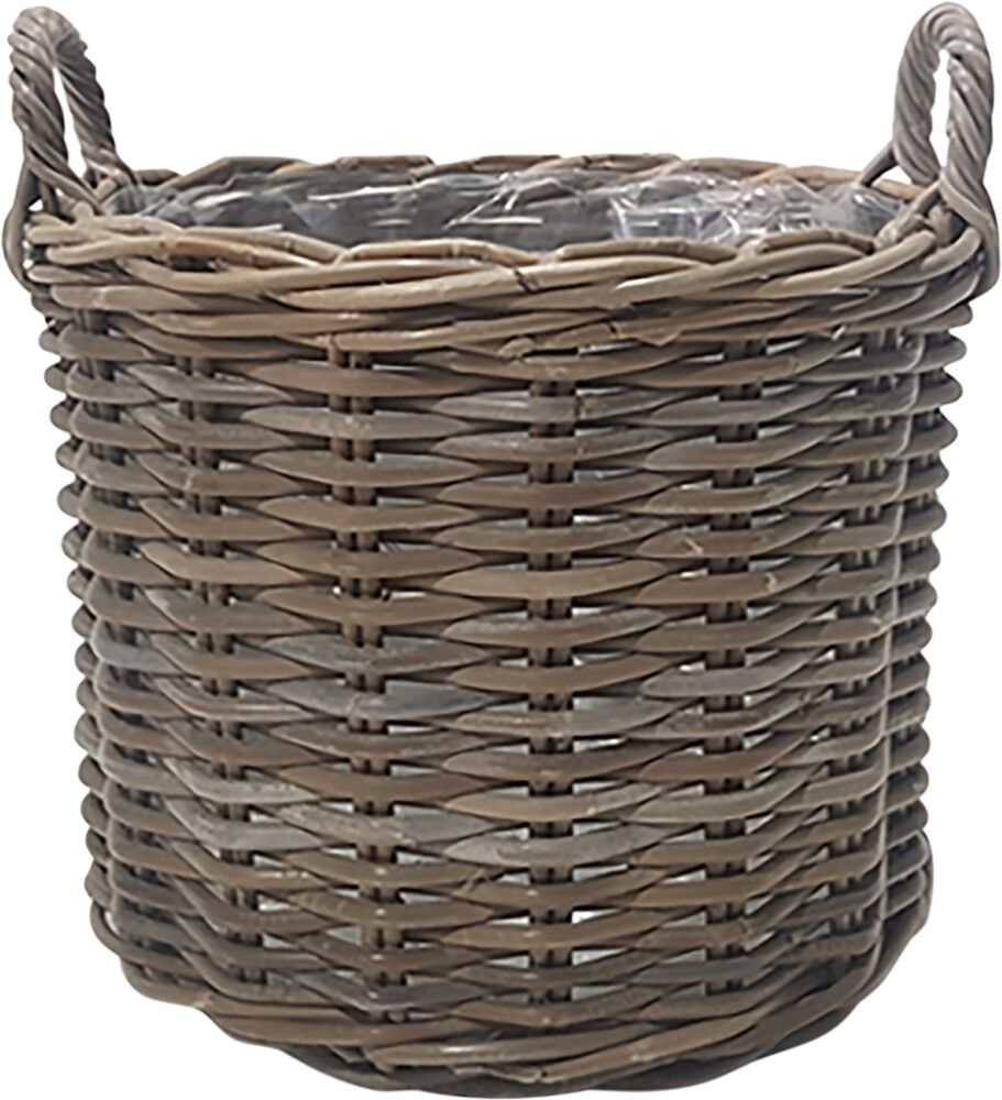 Lillepott rotang Kubu 34 x 30 cm, hall