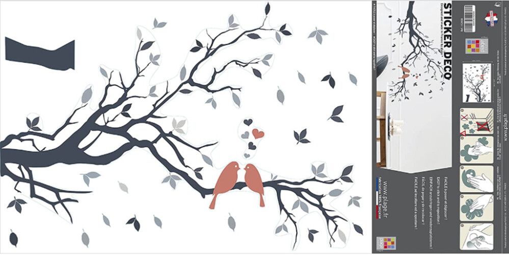 Posterkleebis  Winter Rendez-Vous 48 x 68 cm