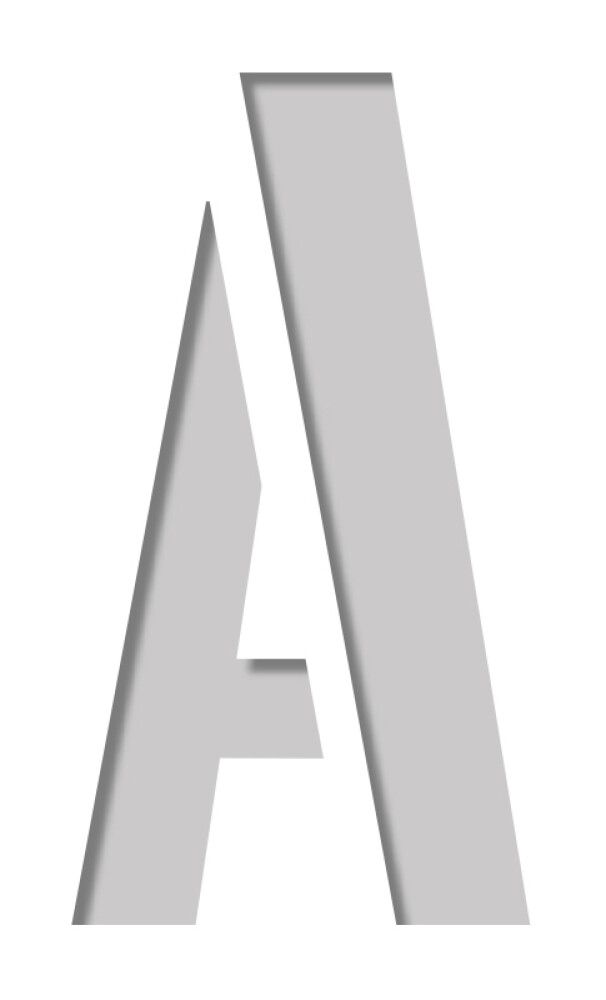 Šabloon kirjatäht Plage 9,5 x 9,5 cm