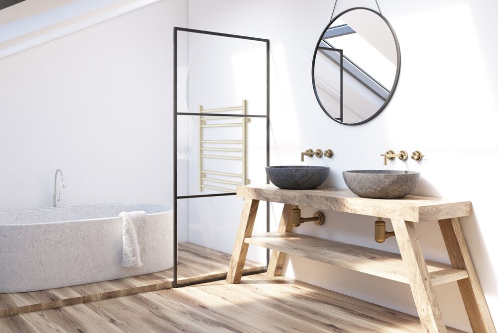 Käterätikuivati Camargue Göteborg vesi/elekter 59 x 50 cm kuldne