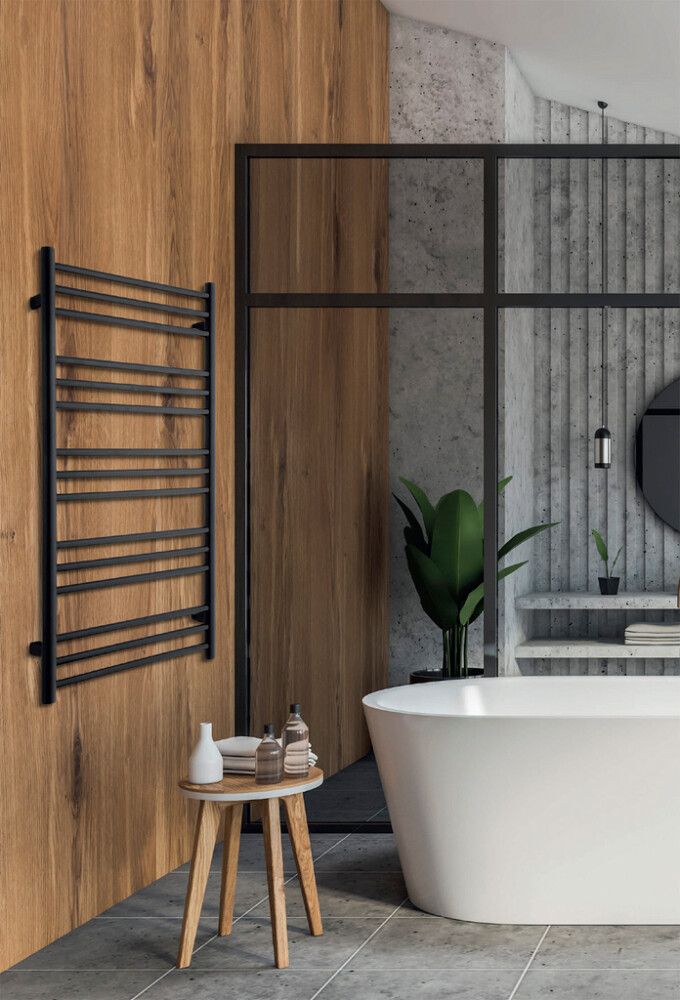 Käterätikuivati Camargue Göteborg vesi/elekter 99 x 50 cm must