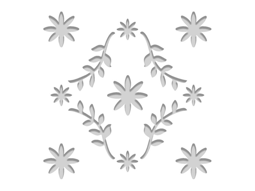 Sisustuskleebis Petites Fleurs 50 x 50 cm