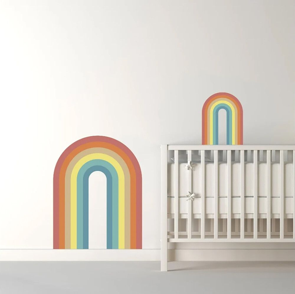 Sisustuskleebis Rainbow 48 x 68 cm