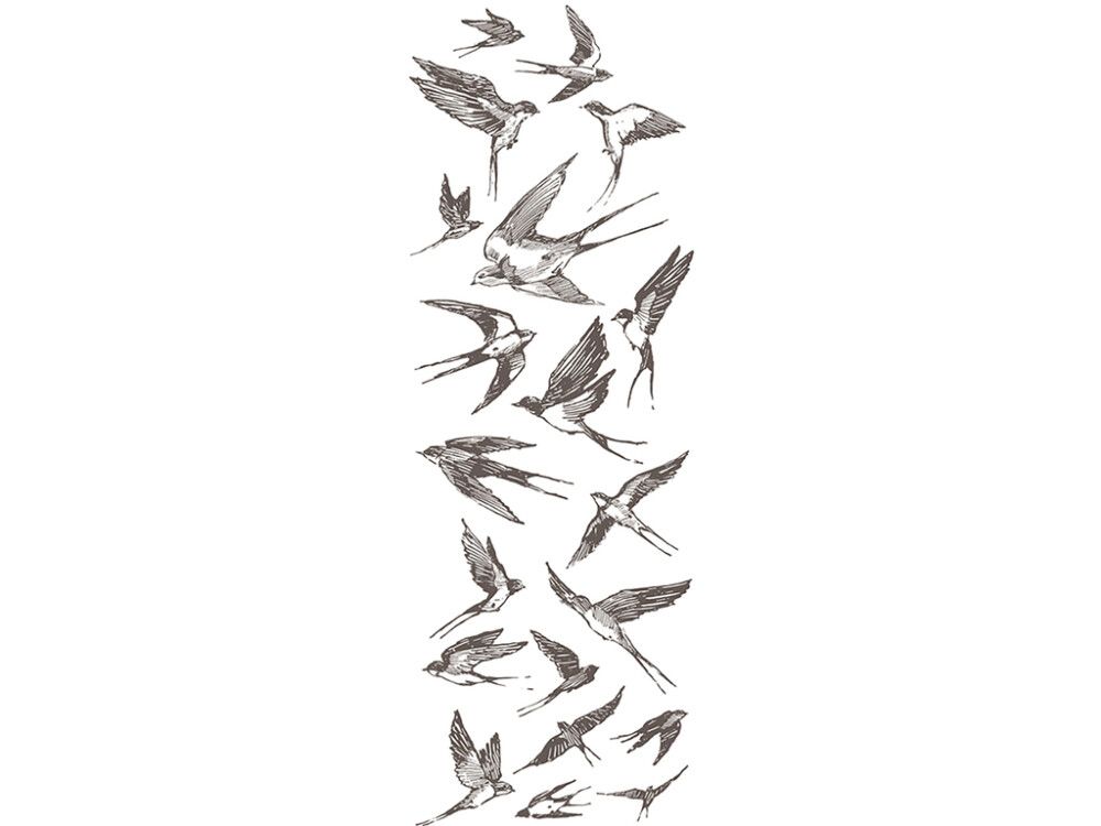 Sisustuskleebis Swirls 24 x 68 cm