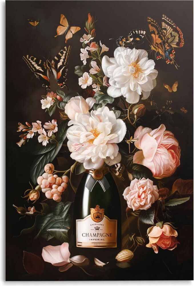 Sisustuspilt  Reinders Champagne Flowers 78 x 116 cm