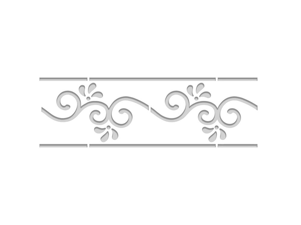 Šabloon Borderie 40 x 15 cm