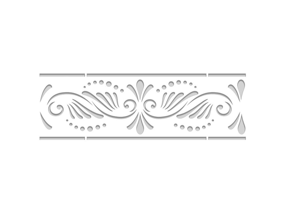 Šabloon Arabesques 40 x 15 cm
