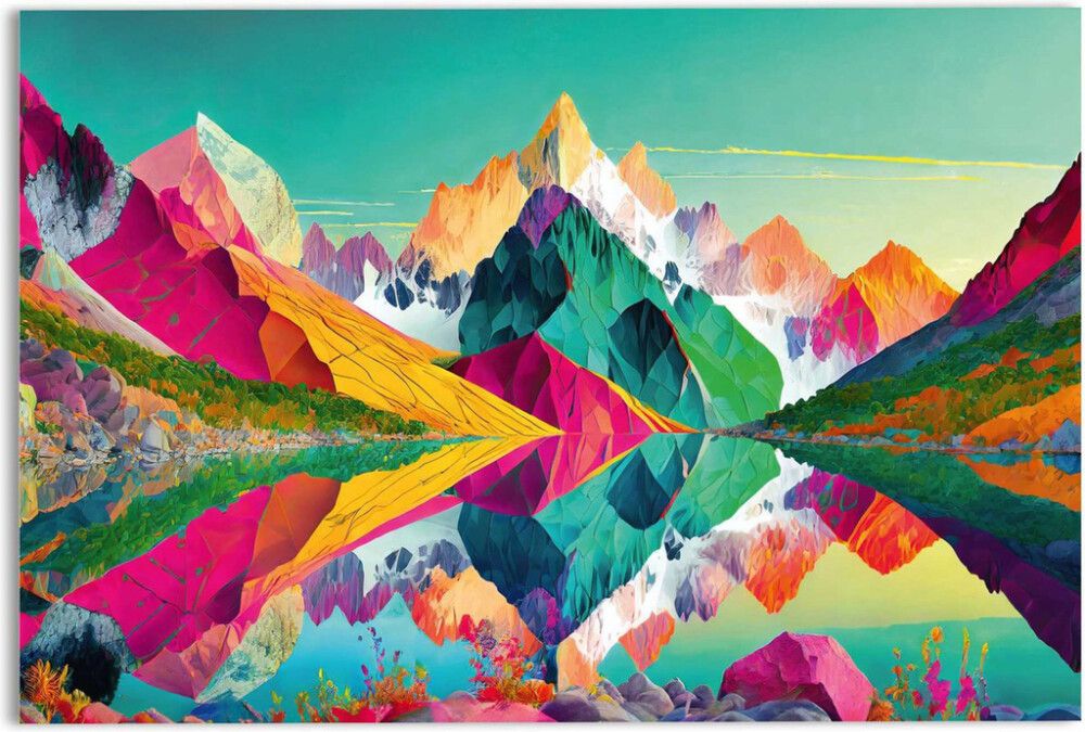 Sisustuspilt Reinders Bright Mountains 78 x 116 cm