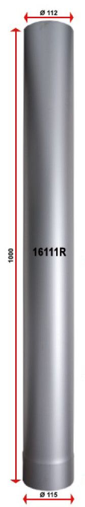 Suitsutoru Misa T600, Ø 115/112 mm, 1 m