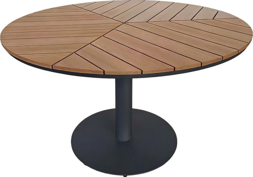 Ümmargune laud Sunfun Anne Ø 120 cm, teak