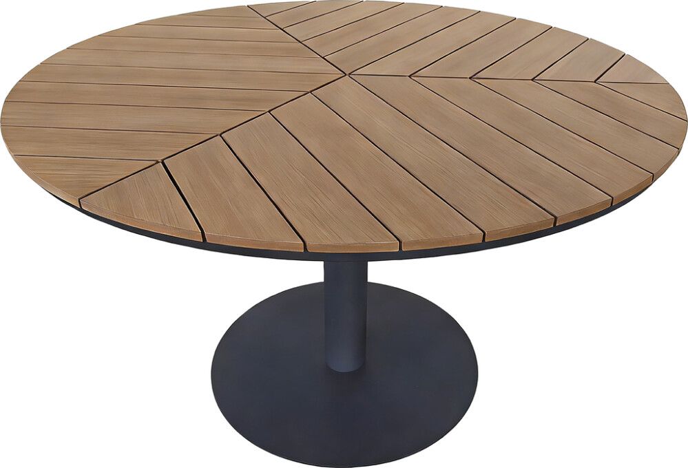 Ümmargune laud Sunfun Anne Ø 120 cm, teak