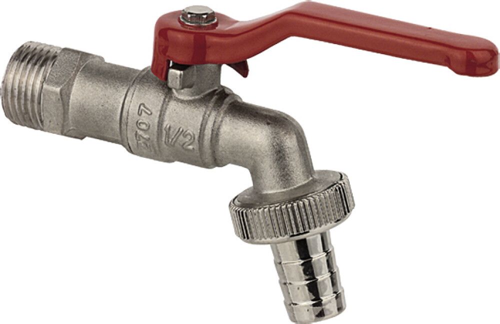 Kuulkraan 1/2" x 13 mm kroomitud