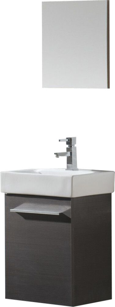 Vannitoamööbli komplekt Ordonez Kobe tume puit 45 cm