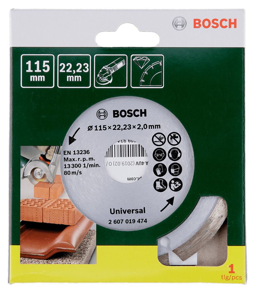 Teemantlõikeketas Bosch 115 mm