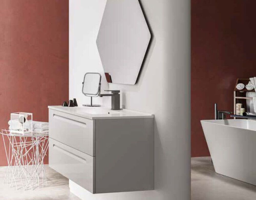 LED-peegel Ordonez Nepal 80 cm valge