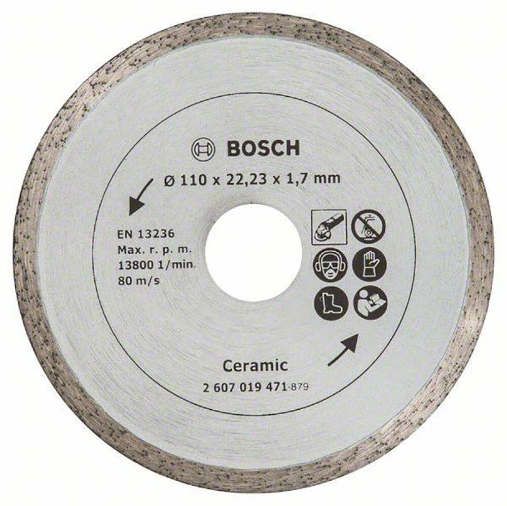 Teemantlõikeketas Bosch 110 x 1,7 mm