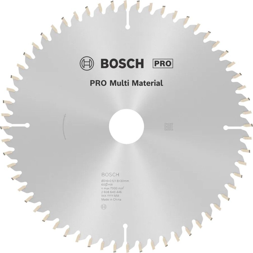 Saeketas Bosch Multi Material puidule 216 x 30 mm