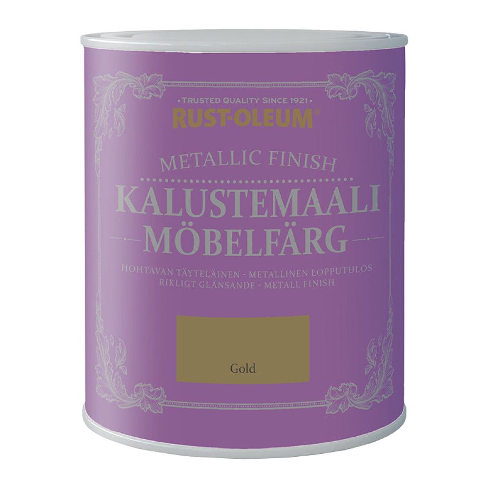 Mööblivärv Rust-Oleum Metallic Finish, kuldne 125 ml