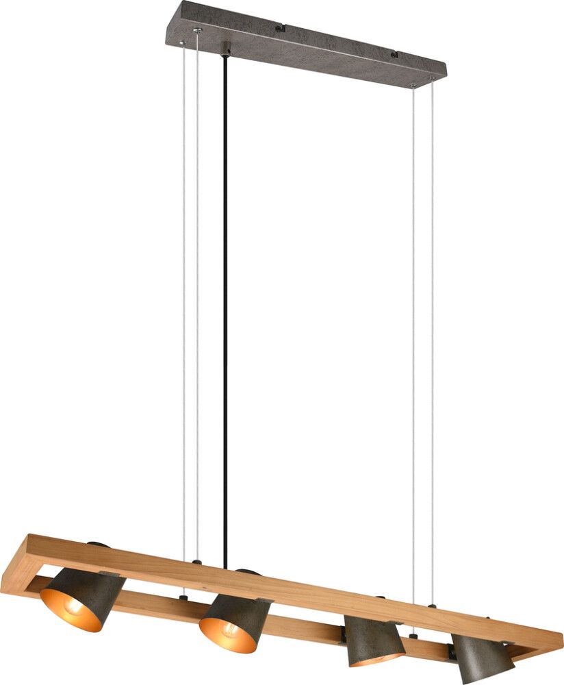 Rippvalgusti Trio Bell 4-osaline