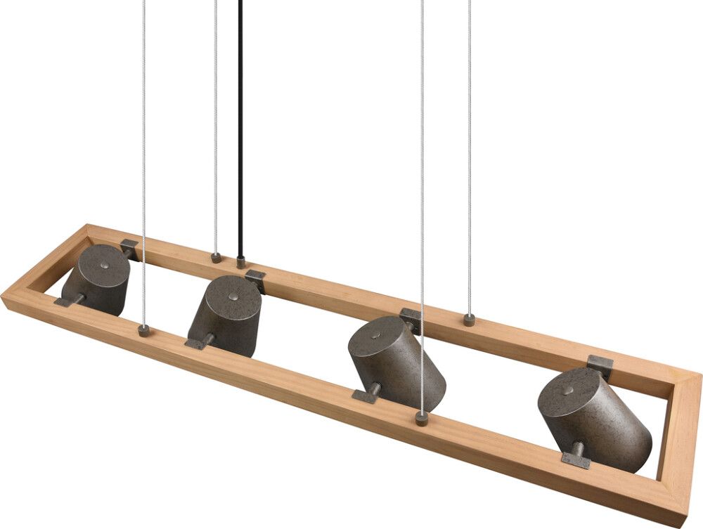 Rippvalgusti Trio Bell 4-osaline