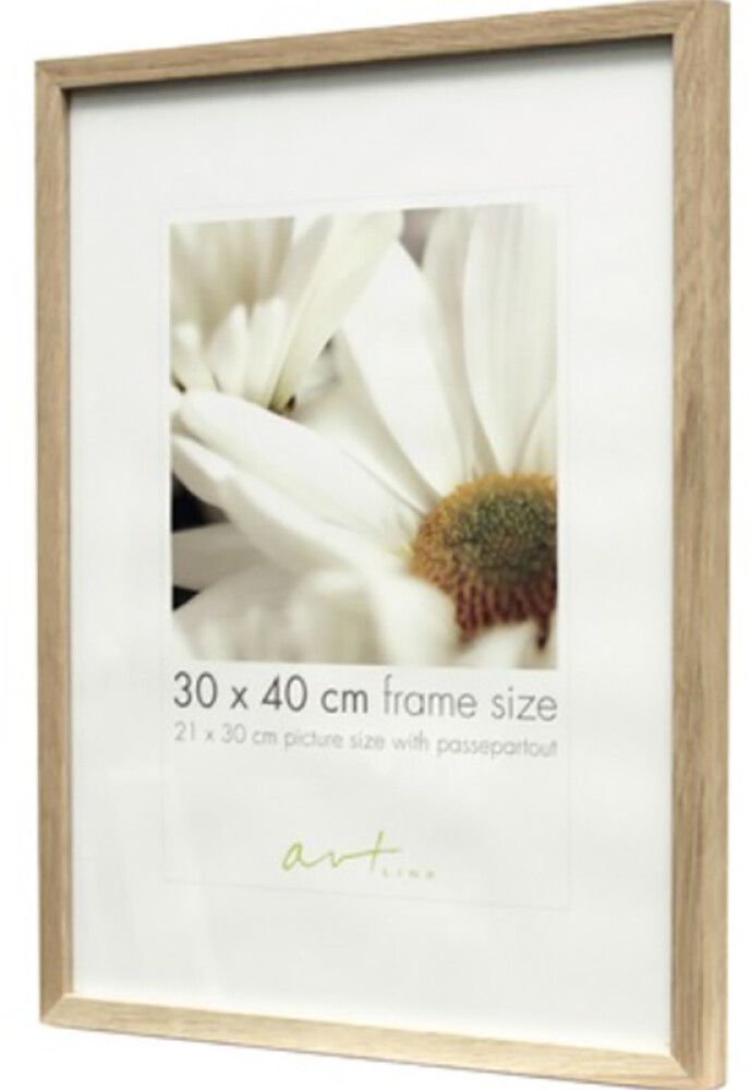 Pildiraam Leila 61 x 91,5 cm, must/valge/puit 30 x 40 cm Tamm