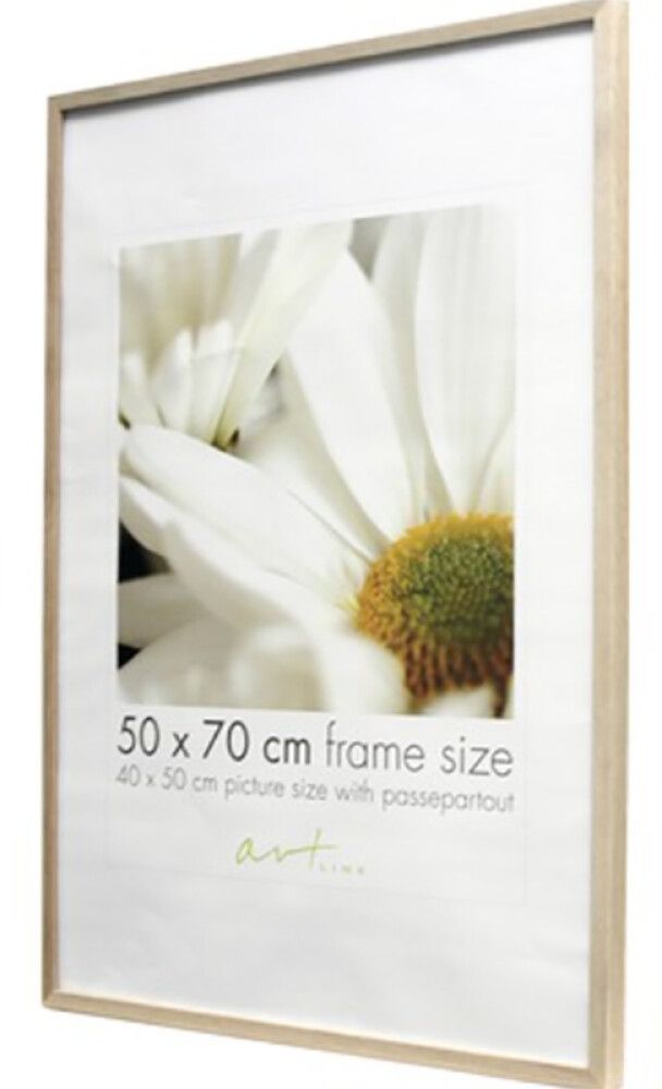 Pildiraam Leila 61 x 91,5 cm, must/valge/puit 50 x 70 cm Tamm