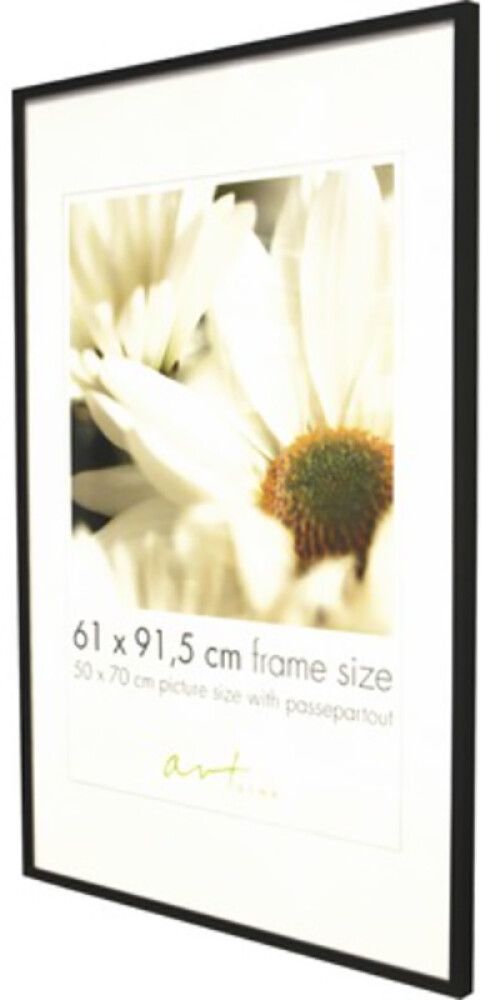 Pildiraam Leila 61 x 91,5 cm, must/valge/puit 61 x 91,5 cm Must