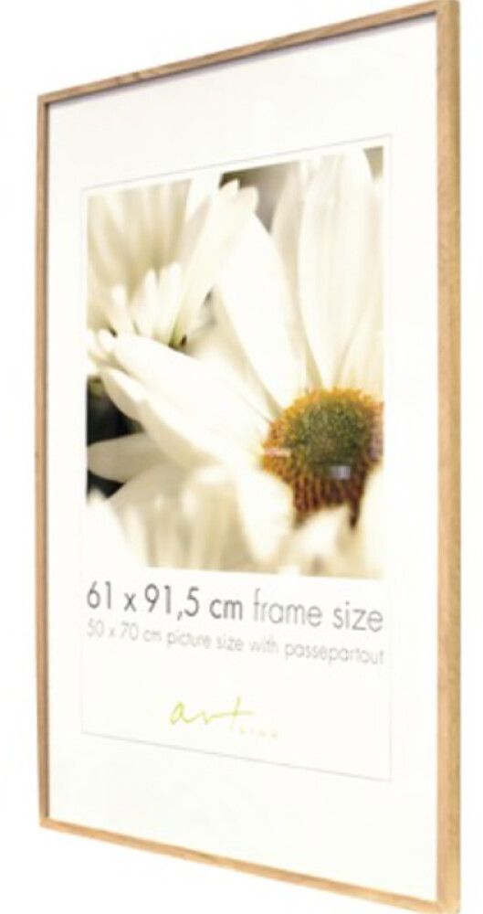 Pildiraam Leila 61 x 91,5 cm, must/valge/puit 61 x 91,5 cm Tamm