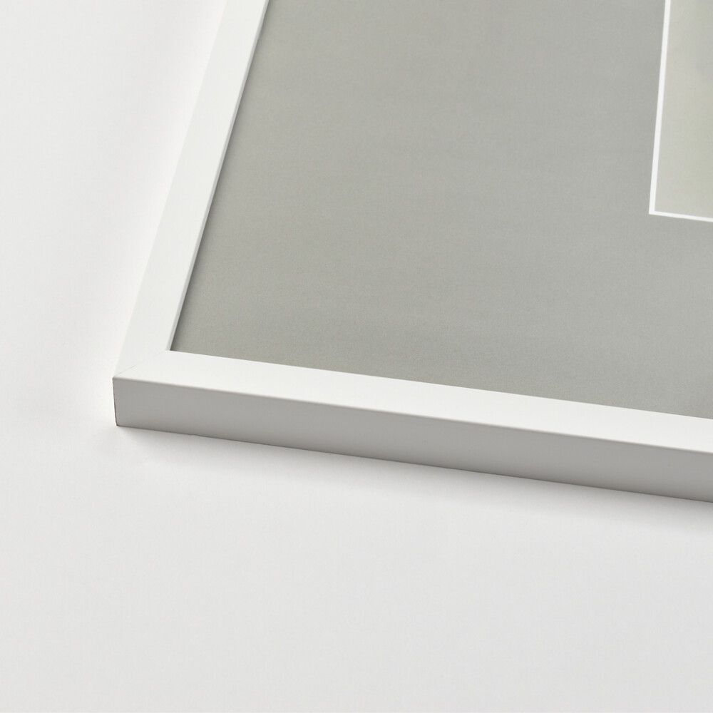 Pildiraam Leila 61 x 91,5 cm, must/valge/puit 70 x 100 cm Valge