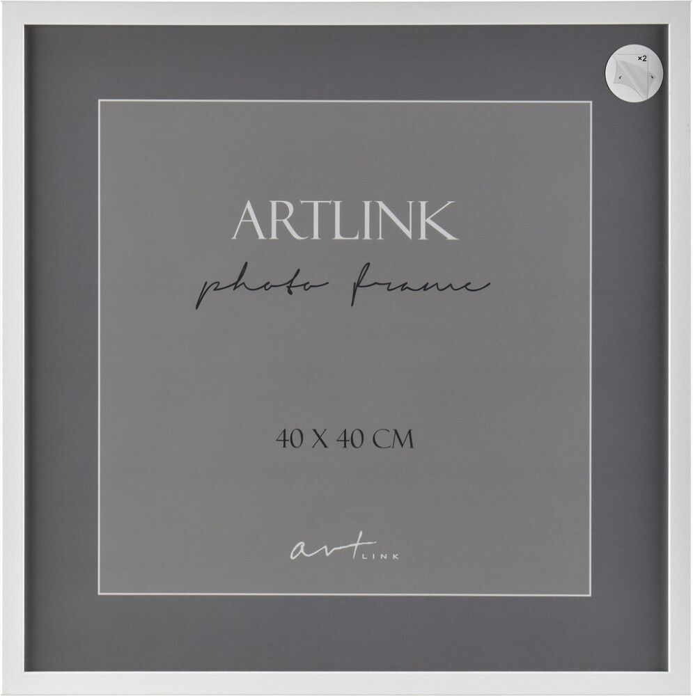 Pildiraam Art Linl Leila 40 x 40 cm, valge