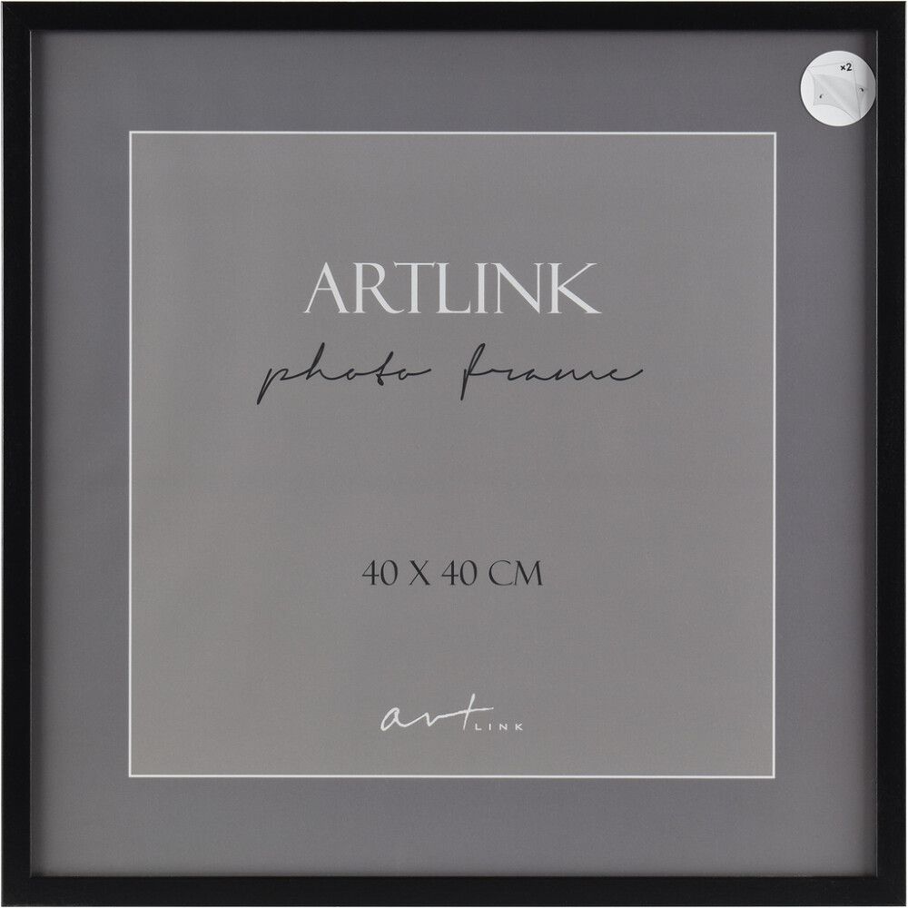 Pildiraam Art Link Leila 40 x 40 cm, must