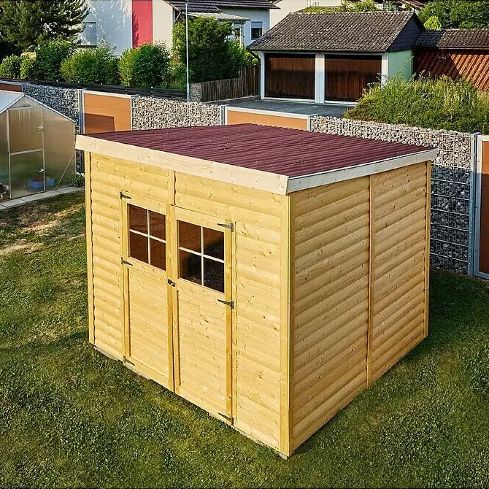 Laineplaat Guttanit+ Sinus 2,5 x 900 x 2000 mm punakaspruun