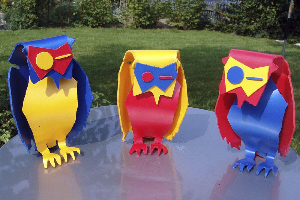 PVC plaat Gutta Hobby punane 3 x 500 x 500 mm Sinine