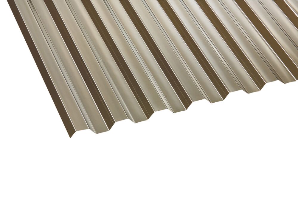 Laineplaat Gutta PC makro trapets, pronks 0,8 x 1045 x 3000 mm