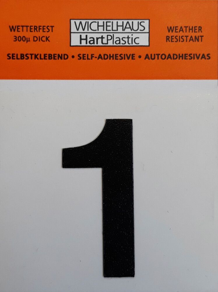 Number Wichelhaus HartPlastic 1 30 mm