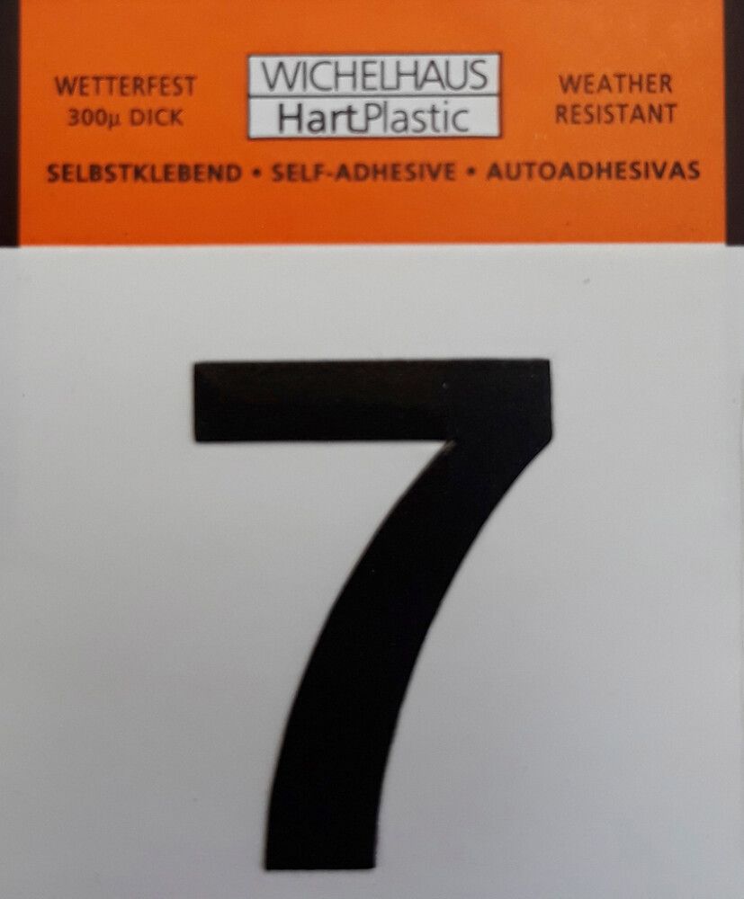 Number Wichelhaus HartPlastic 7 30 mm