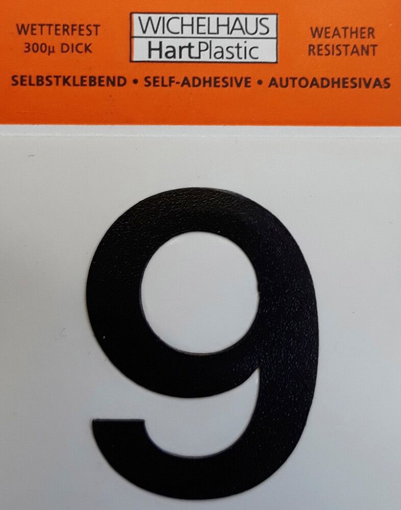 Number Wichelhaus HartPlastic 9 30 mm