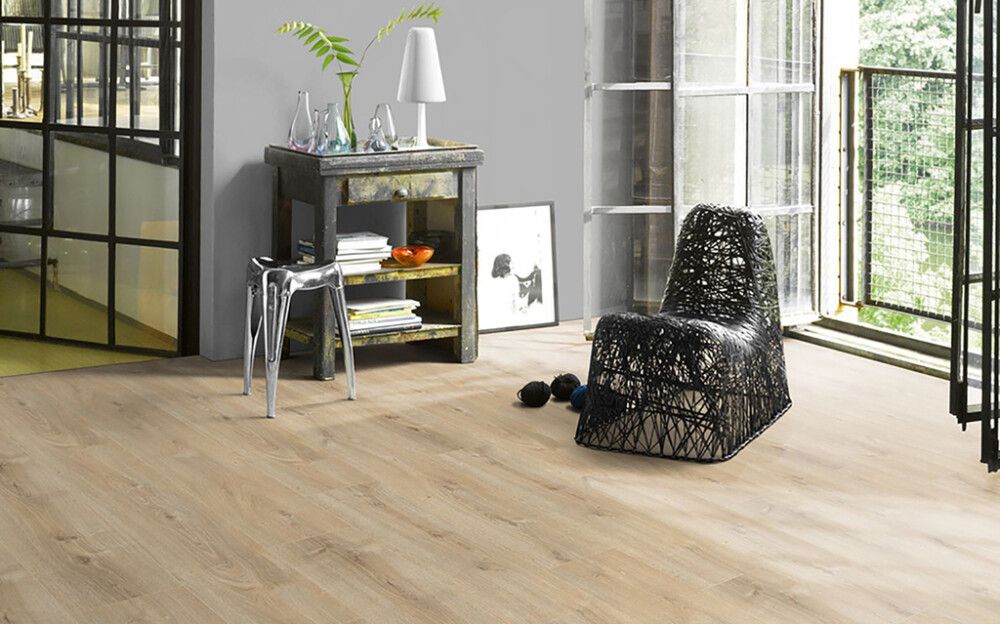 Näidis laminaatparketile Parador Basic 600 tamm Nova Light-Limed