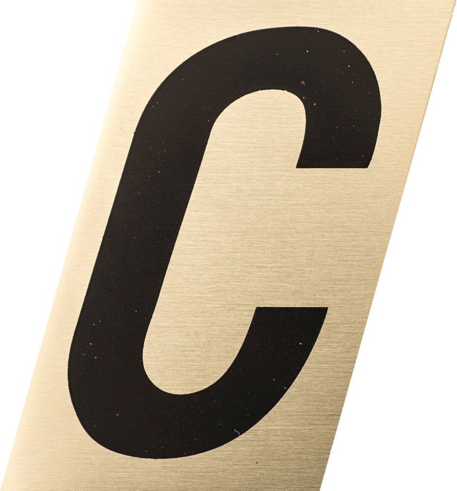 Täht kuldne/must C 25 mm