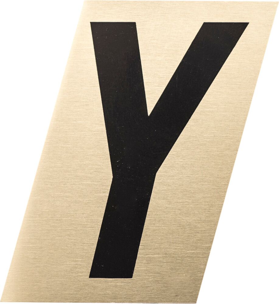 Täht kuldne/must Y 35 mm