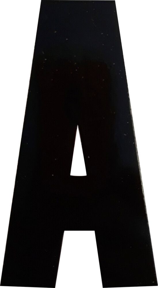 Täht Klassen must 8,3 cm A