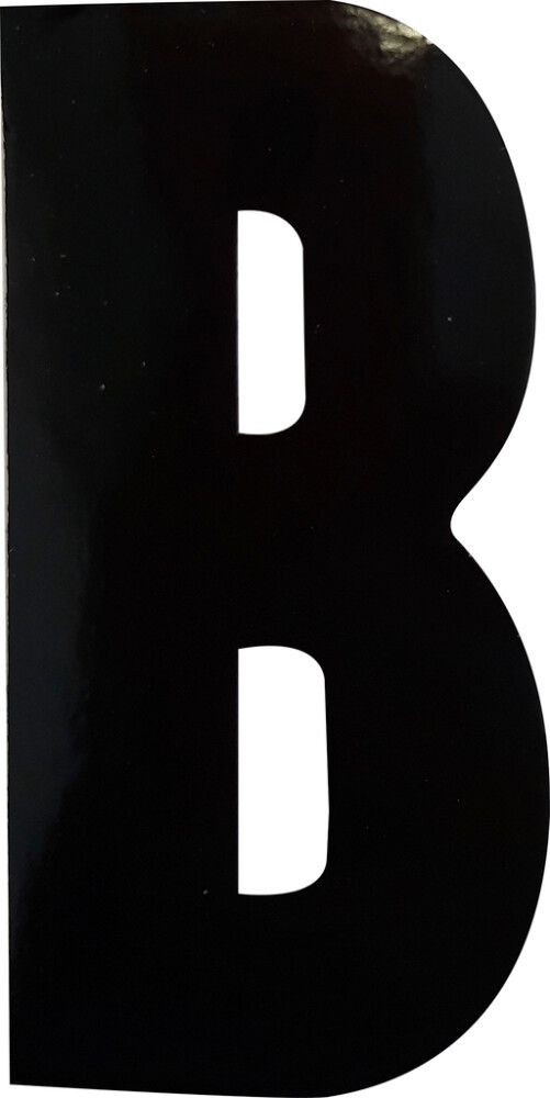 Täht Klassen must 8,3 cm B