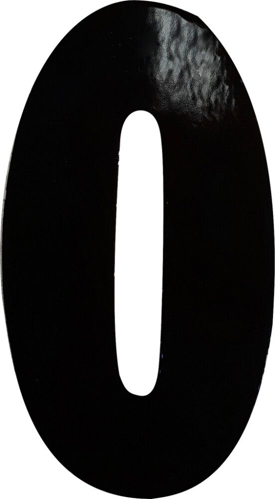 Täht Klassen must 8,3 cm O