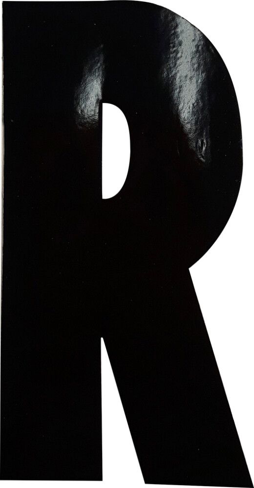 Täht Klassen must 8,3 cm R