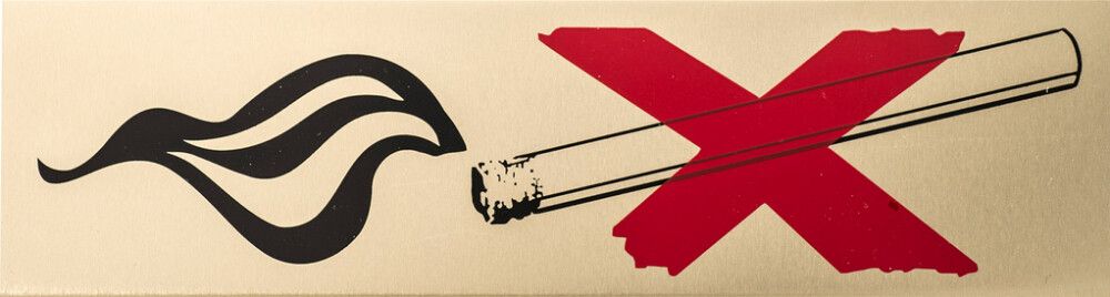 Kleebis "suitsetamine keelatud" 4,5 x 16,5 cm