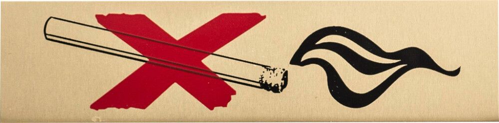 Kleebis "Suitsetamine keelatud" 2 x 8 cm