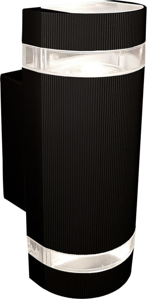 Välisvalgusti Sessak Oiva 2-osaline must